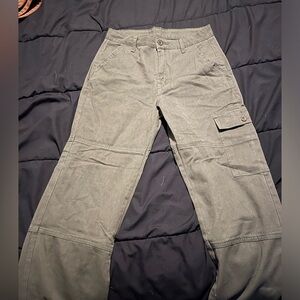 Dark Green wide leg Jeans